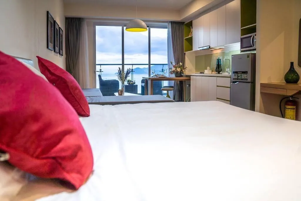 Chic Nha Trang Ocean View Studio With Pool 0*,
